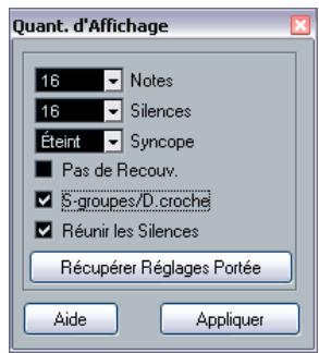 STEINBERG CUBASE STUDIO 4 - Voix et quantification d'affichage - 3