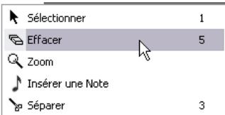 STEINBERG CUBASE STUDIO 4 - Effacer des notes - 1