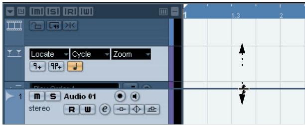 STEINBERG CUBASE STUDIO 4 - Diviser la liste des pistes (cubase uniquement) - 1