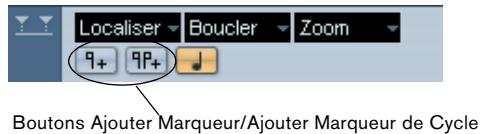 STEINBERG CUBASE STUDIO 4 - Édition des marqueurs dans la piste marqueur - 1