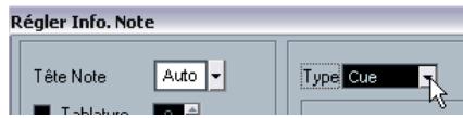 STEINBERG CUBASE STUDIO 4 - Transformer des notes séparées en notes "cue - 1
