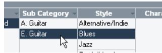 STEINBERG CUBASE STUDIO 4 - Effectuer une recherche par catégorie - 3