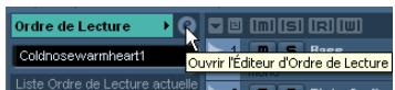 STEINBERG CUBASE STUDIO 4 - Créer un ordre de lecture - 1