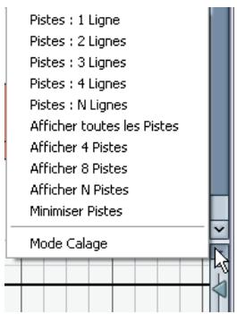 STEINBERG CUBASE STUDIO 4 - Redimensionner des pistes dans la liste des pistes - 1