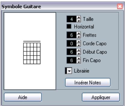 STEINBERG CUBASE STUDIO 4 - Ajouter des symboles d'accords de guitare - 2