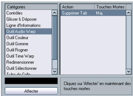 STEINBERG CUBASE STUDIO 4 - Définir les touches mortes des outils - 1