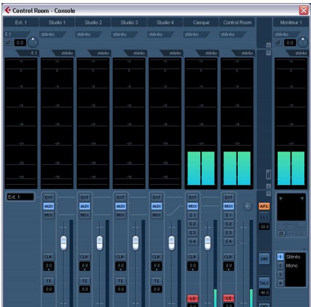 STEINBERG CUBASE STUDIO 4 - Configuration de la console control room - 1