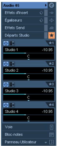 STEINBERG CUBASE STUDIO 4 - Configurer les départs studio - 1