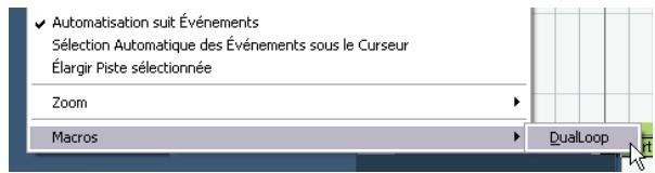 STEINBERG CUBASE STUDIO 4 - Définir des macros - 2