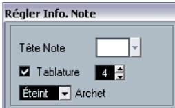 STEINBERG CUBASE STUDIO 4 - Formes des têtes de notes - 1