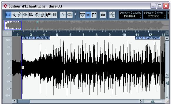 STEINBERG CUBASE STUDIO 4 - Montrer l'événement audio - 2