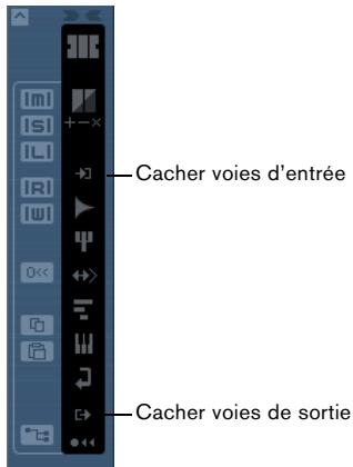 STEINBERG CUBASE STUDIO 4 - Afficher et cache les bus sur la console - 1