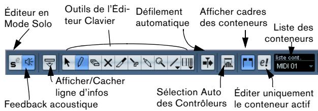 STEINBERG CUBASE STUDIO 4 - La barre d'outils - 1