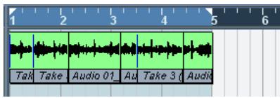 STEINBERG CUBASE STUDIO 4 - Enregistrement audio en mode empilé - 3