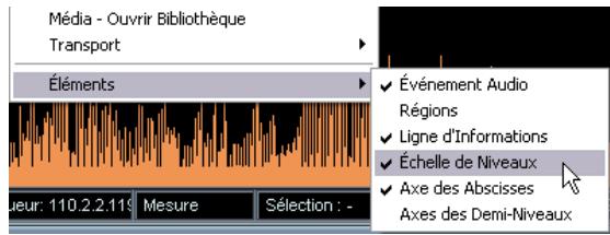 STEINBERG CUBASE STUDIO 4 - Le menu éléments - 1
