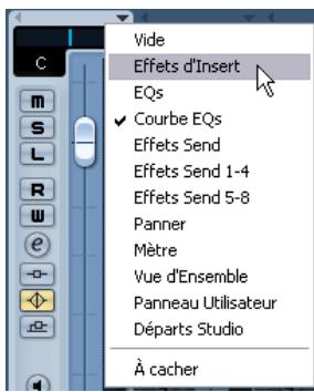 STEINBERG CUBASE STUDIO 4 - Sélection individuelle pour chaque voie - 1