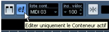 STEINBERG CUBASE STUDIO 4 - Manipulation de plusieurs conteneurs - 2