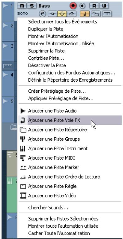 STEINBERG CUBASE STUDIO 4 - Gestion des pistes - 1