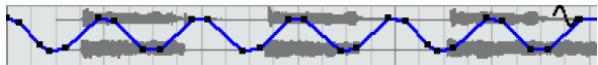 STEINBERG CUBASE STUDIO 4 - Utiliser les divers modes de l'outil ligne pour tracer les courbes d'automatisation - 3
