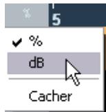 STEINBERG CUBASE STUDIO 4 - L'affichage de la forme d'onde et l'échelle de niveau - 2