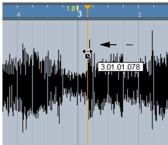 STEINBERG CUBASE STUDIO 4 - Utilisation des onglets warp - 1