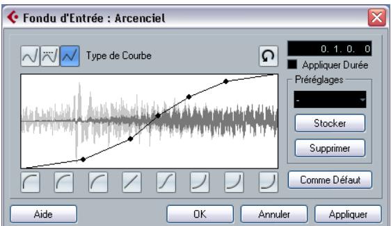 STEINBERG CUBASE STUDIO 4 - Les dialogues de fondus - 1