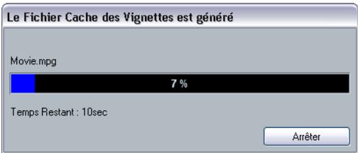 STEINBERG CUBASE STUDIO 4 - Générer des fichiers cache de vignettes lors de l'importation vidéo - 2