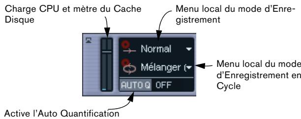 STEINBERG CUBASE STUDIO 4 - La palette transport - 1