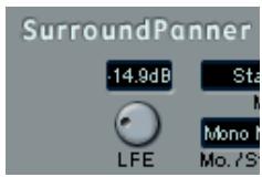 STEINBERG CUBASE STUDIO 4 - Le potentiomètre LFE (tous modes) - 1