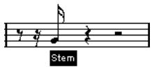 STEINBERG CUBASE STUDIO 4 - Réinitialiser les longueurs de hampes et les inclinaisons des ligatures - 1