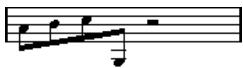 STEINBERG CUBASE STUDIO 4 - Directions de hampes différentes sous une même ligature - 1