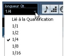 STEINBERG CUBASE STUDIO 4 - Sélectionner une valeur de note pour la saisie - 4