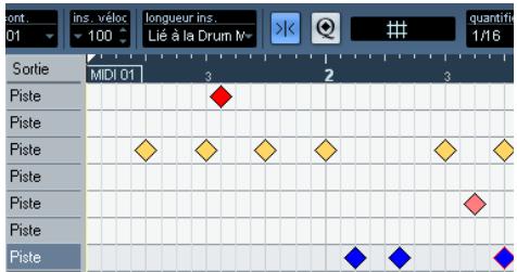 STEINBERG CUBASE STUDIO 4 - L'affichage des notes - 1