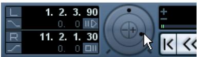 STEINBERG CUBASE STUDIO 4 - Écoute dynamique du projet - la molette jog (cubase uniquement) - 1