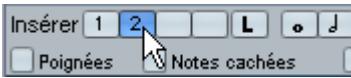 STEINBERG CUBASE STUDIO 4 - Déplacez les notes dans la voix 2. - 1
