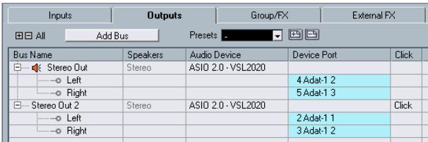 STEINBERG CUBASE STUDIO 4 - Activer le clic de la sortie VST - 1