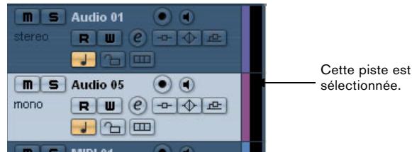 STEINBERG CUBASE STUDIO 4 - Gestion des pistes - 2