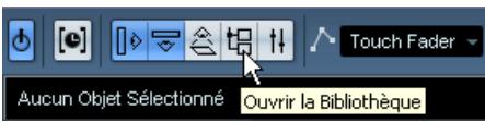 STEINBERG CUBASE STUDIO 4 - Ouvrir la bibliothèque - 1