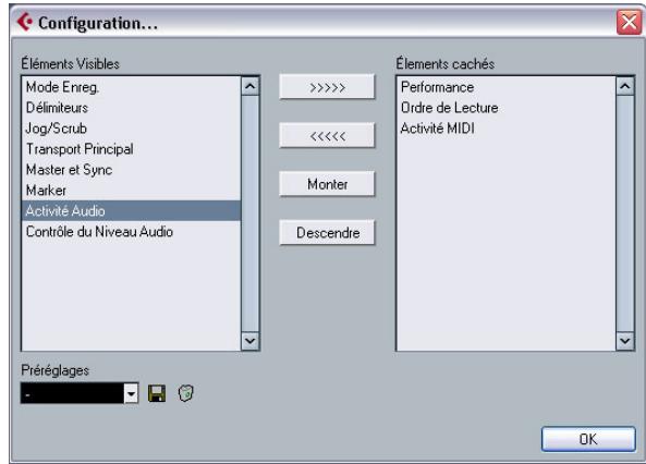 STEINBERG CUBASE STUDIO 4 - Personnaliser via le dialogue de configuration - 1