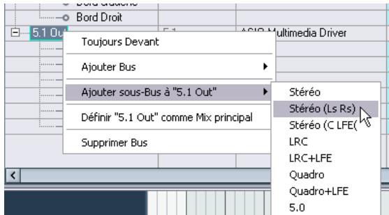 STEINBERG CUBASE STUDIO 4 - Ajouter un bus secondaire (cubase uniquement) - 1