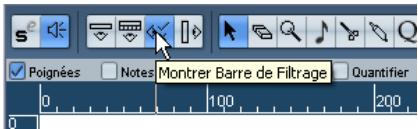 STEINBERG CUBASE STUDIO 4 - Afficher/cacher les éléments "invisibles - 1