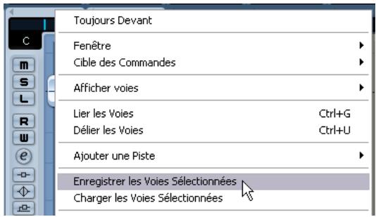 STEINBERG CUBASE STUDIO 4 - Sauvegarder les réglages de console - 1