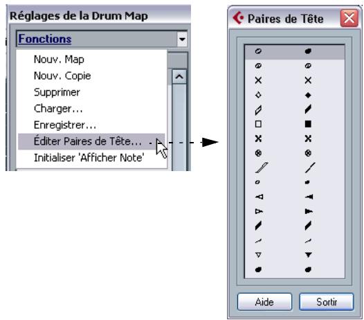 STEINBERG CUBASE STUDIO 4 - Personnaliser les paires de têtes de note - 1