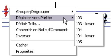 STEINBERG CUBASE STUDIO 4 - Ligatures d'une portée à l'autre - 1