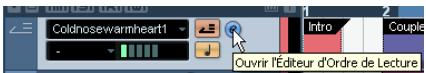 STEINBERG CUBASE STUDIO 4 - Créer un ordre de lecture - 2