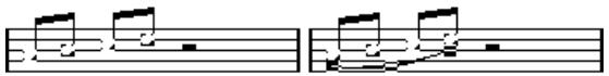 STEINBERG CUBASE STUDIO 4 - Insérer une liaison rythmique/de phrasé sur une sélection de notes - 1