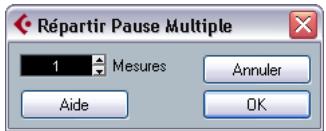 STEINBERG CUBASE STUDIO 4 - Diviser une pause multiple - 1