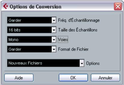 STEINBERG CUBASE STUDIO 4 - Convertir les fichiers - 1