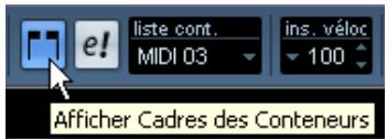 STEINBERG CUBASE STUDIO 4 - Manipulation de plusieurs conteneurs - 3