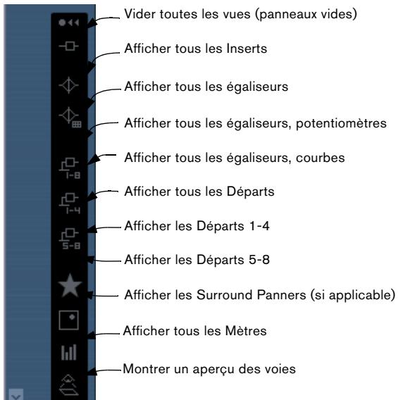 STEINBERG CUBASE STUDIO 4 - Sélection globale à partir du panneau commun - 1